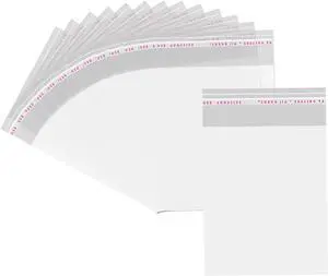 100Pcs 8x12 Inch Clear Resealable Cellophane Bags, Self-Sealing Plastic Packaging Bags for Gifts, Clothes, Small Business Supplies 100Pcs 8x12 Inch Clear Resealable Cellophane Bags, Self-Sealing Plastic Packaging Bags for Gifts, Clothes, Small Business Supplies