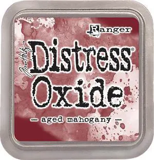 Ranger Aged Mahogany Tim Holtz Distress Oxides Ink Pad small Ranger Aged Mahogany Tim Holtz Distress Oxides Ink Pad small