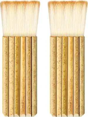 Tenare 2 Pcs Hake Brush for Watercolor Bamboo Blender, Classic Style Tenare 2 Pcs Hake Brush for Watercolor Bamboo Blender, Classic Style