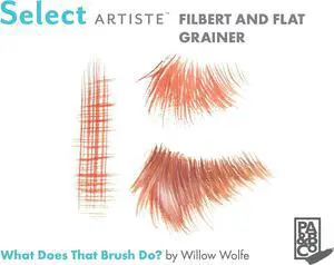 Princeton Select Artiste, Mixed-Media Brushes for Acrylic, Oil, Watercolor Series 3750 Filbert Grainer Synthetic, Size 1/2 Inch Princeton Select Artiste, Mixed-Media Brushes for Acrylic, Oil, Watercolor Series 3750 Filbert Grainer Synthetic, Size 1/2 Inch