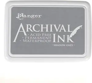 Ranger AIP52517 Archival Ink Pad Shadow Grey, 6.9 x 9.8 x 1.8 cm Ranger AIP52517 Archival Ink Pad Shadow Grey, 6.9 x 9.8 x 1.8 cm