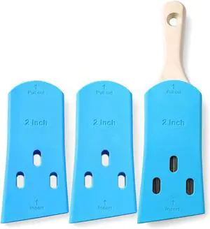 HOMDSG 3 Pack Paint Brush Protector Covers, Fits 2" Flat & Angled Brushes HOMDSG 3 Pack Paint Brush Protector Covers, Fits 2" Flat & Angled Brushes