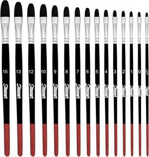 Sdanart Filbert Paint Brushes Set,15 PCS Artist Brushes,Filbert Art Brush Sdanart Filbert Paint Brushes Set,15 PCS Artist Brushes,Filbert Art Brush