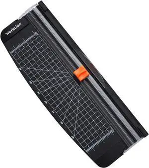 WORKLION Small Paper Trimmer, Portable Paper Cutter for Label, Origami, Card, Photo, Coupon, Scrapbook, Cardstock, Laminated Paper, and Craft Project WORKLION Small Paper Trimmer, Portable Paper Cutter for Label, Origami, Card, Photo, Coupon, Scrapbook, Cardstock, Laminated Paper, and Craft Project