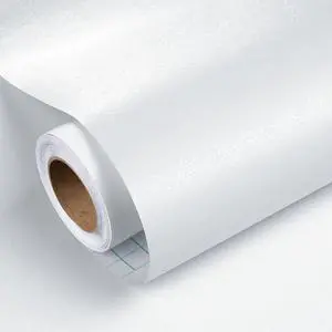ReWallpaper Matte Self Laminating Sheets Clear Vinyl Film 17.5in x 6.5ft ReWallpaper Matte Self Laminating Sheets Clear Vinyl Film 17.5in x 6.5ft