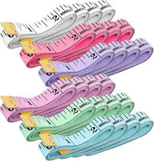 24 Pack Soft Measuring Tape for Sewing - 6 Colors, Dual Scale 60 in/150 cm 24 Pack Soft Measuring Tape for Sewing - 6 Colors, Dual Scale 60 in/150 cm