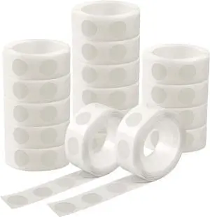 UPINS 300 Pcs Point Dots Balloon Glue Removable Adhesive Point Tape UPINS 300 Pcs Point Dots Balloon Glue Removable Adhesive Point Tape