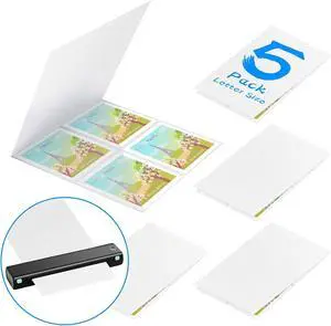 Laminator Carrier Sleeve Lamination Carrier Thermal Laminating Carriers Sheets Thermal Carrier Sheet for Laminator with All Brand Laminating Pouch (5, Letter Size) Laminator Carrier Sleeve Lamination Carrier Thermal Laminating Carriers Sheets Thermal Carrier Sheet for Laminator with All Brand Laminating Pouch (5, Letter Size)