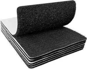 4x6 inch Hook and Loop Strips with Adhesive, Nylon Heavy Duty Hook and Loop Tape, Excellent Grip, Interlocking Tape,for Sewing, Crafting,DIY,Wall Adhesive Strips - 6 Sets 4x6 inch Hook and Loop Strips with Adhesive, Nylon Heavy Duty Hook and Loop Tape, Excellent Grip, Interlocking Tape,for Sewing, Crafting,DIY,Wall Adhesive Strips - 6 Sets