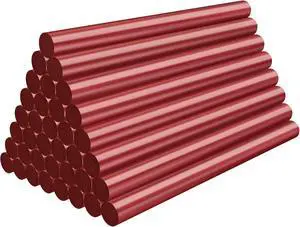Red Hot Glue Sticks Mini, 36 Pack Hot Melt Glue Sticks Colored Small Size, Adhesive Sealing Wax Sticks for Stamp, Crafting, Christmas Cards, Decoration, Repairs, 4" Long x 0.27" Dia Red Hot Glue Sticks Mini, 36 Pack Hot Melt Glue Sticks Colored Small Size, Adhesive Sealing Wax Sticks for Stamp, Crafting, Christmas Cards, Decoration, Repairs, 4" Long x 0.27" Dia