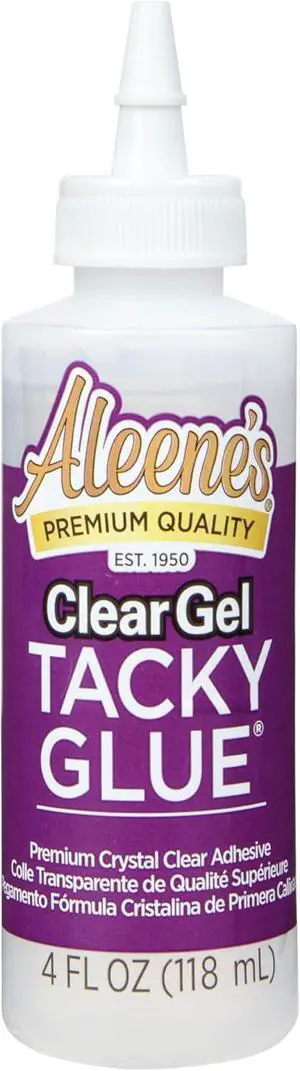 Aleene's Clear Gel Tacky Glue, Dries Clear, 4 fl oz Aleene's Clear Gel Tacky Glue, Dries Clear, 4 fl oz