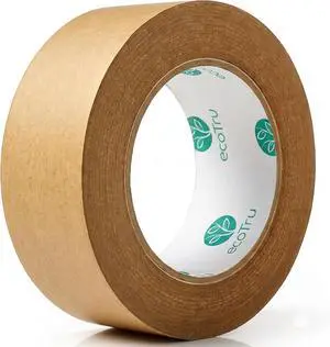 Ultra Strong Kraft Paper Packing Tape, Heavy Duty Brown Packing Tape for Box & Carton Sealing Packaging Shipping Moving & Masking, Eco Friendly Biodegradable Painters Tape, 2 Inch x 44 Yard Ultra Strong Kraft Paper Packing Tape, Heavy Duty Brown Packing Tape for Box & Carton Sealing Packaging Shipping Moving & Masking, Eco Friendly Biodegradable Painters Tape, 2 Inch x 44 Yard