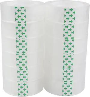 12 Rolls Transparent Tape Clear Tape Refills Rolls,3/4 x 1000 Inches,1 inch Core,for Office, Home, School (12) 12 Rolls Transparent Tape Clear Tape Refills Rolls,3/4 x 1000 Inches,1 inch Core,for Office, Home, School (12)