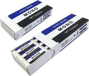 Tombow JHA-061 Rectangular Eraser Mono Mono Box 18 Pieces White Tombow JHA-061 Rectangular Eraser Mono Mono Box 18 Pieces White