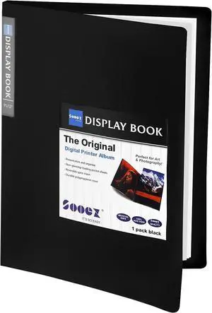 Sooez 30-Pocket Binder with Plastic Sleeves 9x12, Heavy Duty Art Portfolio Sooez 30-Pocket Binder with Plastic Sleeves 9x12, Heavy Duty Art Portfolio