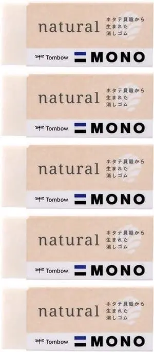 Tombow Pencil Eraser Mono Mono Natural S Biomass Mark 5 Pcs JCC-591AZ Tombow Pencil Eraser Mono Mono Natural S Biomass Mark 5 Pcs JCC-591AZ