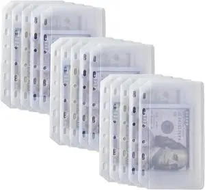 UMSICHT 15pcs A7 Mini Binder Pockets with No Zippers, Zipless Budget Envelopes for Cash System, A7 Binder Pouch for 6 Ring Binder, Money Folder Organizer for Cash. UMSICHT 15pcs A7 Mini Binder Pockets with No Zippers, Zipless Budget Envelopes for Cash System, A7 Binder Pouch for 6 Ring Binder, Money Folder Organizer for Cash.