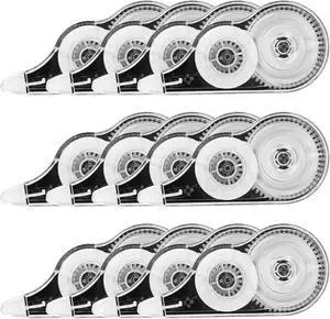 BESARME 12 Pack Correction Tape, 39 ft Each, 0.2 in Width BESARME 12 Pack Correction Tape, 39 ft Each, 0.2 in Width