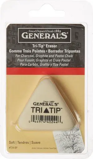 General Pencil GPT24BP Tri-Tip Eraser- General Pencil GPT24BP Tri-Tip Eraser-