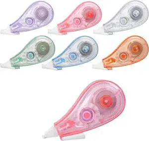 White Correction Tape, 6 Pack, 13.13 ft Flip-Top Design White Correction Tape, 6 Pack, 13.13 ft Flip-Top Design