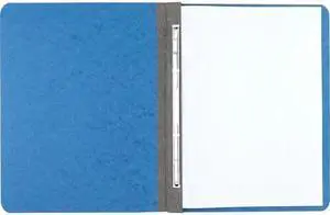 ACCO® Pressboard Report Cover with Fastener, Side Bound, 8 1/2" x 11", 60% Recycled, Light Blue ACCO® Pressboard Report Cover with Fastener, Side Bound, 8 1/2" x 11", 60% Recycled, Light Blue