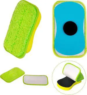 2 Packs Chalkboard Eraser Washable Microfiber Cleaning Tool 2 Packs Chalkboard Eraser Washable Microfiber Cleaning Tool