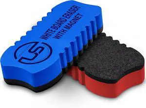 Magnetic Dry Erase Eraser 2 Pack Felt Whiteboard and Glass Board Cleaner Magnetic Dry Erase Eraser 2 Pack Felt Whiteboard and Glass Board Cleaner