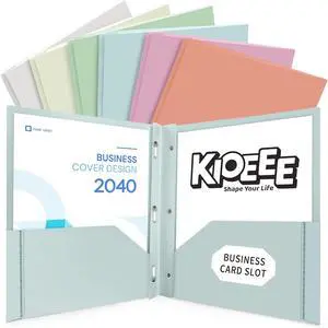 Plastic Folders with Pockets and Prongs (Pastels,6 Pack),Fit Letter Size Paper,Business Card Slot,2-Pocket Folder for School Office or Home,Durable Acid-Free Poly,Back to School Supplies Bulk Plastic Folders with Pockets and Prongs (Pastels,6 Pack),Fit Letter Size Paper,Business Card Slot,2-Pocket Folder for School Office or Home,Durable Acid-Free Poly,Back to School Supplies Bulk