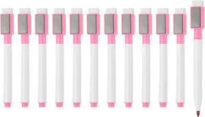 PATIKIL Fine Tip Dry Erase Pink Magnetic Whiteboard Pen,12 Pcs,0.5-1mm Tip PATIKIL Fine Tip Dry Erase Pink Magnetic Whiteboard Pen,12 Pcs,0.5-1mm Tip
