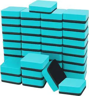 40 Pack Dry Erase Erasers, Mini Magnetic Whiteboard Eraser, Square Dry Erase Board Eraser, White Board Eraser Cleaner for Office Classroom Home, 2 x 2 Inches, Green 40 Pack Dry Erase Erasers, Mini Magnetic Whiteboard Eraser, Square Dry Erase Board Eraser, White Board Eraser Cleaner for Office Classroom Home, 2 x 2 Inches, Green