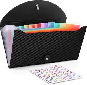 Nicecho Receipt Coupon Organizer, 13 Pockets Small Accordion File Organizer with Labels for Receipt Cards, Bill Business, Coupons Storage, 10.2X 5.1 Inches Nicecho Receipt Coupon Organizer, 13 Pockets Small Accordion File Organizer with Labels for Receipt Cards, Bill Business, Coupons Storage, 10.2X 5.1 Inches