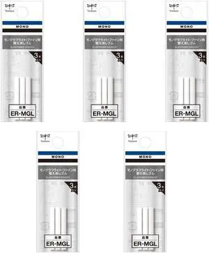 Tombow ER-MGL-5P Replacement Eraser for Mono Mechanical Pencil Monograph Light Monograph Fine Tombow ER-MGL-5P Replacement Eraser for Mono Mechanical Pencil Monograph Light Monograph Fine