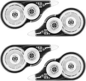 4 Pcs Correction Tape, 39.37 Ft White Wrong Out Tear-Resistant 4 Pcs Correction Tape, 39.37 Ft White Wrong Out Tear-Resistant