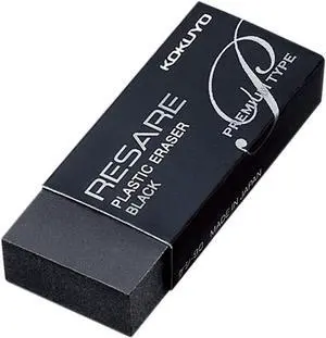 Kokuyo Resare Plastic Eraser, Premium Type, Black, Japan Import (KESHI-90N) Kokuyo Resare Plastic Eraser, Premium Type, Black, Japan Import (KESHI-90N)
