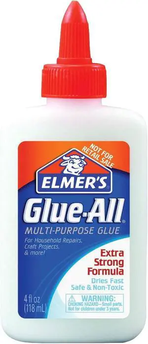 Elmer's Glue-All Multi-Purpose Glue, 4 Ounces, White (E1322) (3 Pack) Elmer's Glue-All Multi-Purpose Glue, 4 Ounces, White (E1322) (3 Pack)