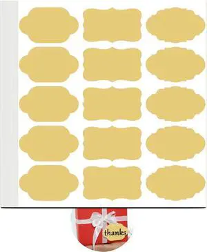 Label Stickers, Gift Tag Stickers, Name Tags, Self-Adhesive Writable All-Purpose Labels for Mason Jars, Canning, Bottles, Binders School Office Supplies, 450pcs Label Stickers, Gift Tag Stickers, Name Tags, Self-Adhesive Writable All-Purpose Labels for Mason Jars, Canning, Bottles, Binders School Office Supplies, 450pcs