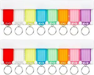 Uniclife 2 Pack Key Tag Rack, Slot Style Wall Mount Key Holder Uniclife 2 Pack Key Tag Rack, Slot Style Wall Mount Key Holder