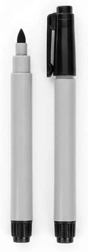 Cadie Permanent Freezer Marker Set of 2 Waterproof Fast-Drying Black Fine Bullet Tip Ink Pens for Food Labeling, Fridge & Freezer Storage, Lab & Kitchen Use, & General Organization Cadie Permanent Freezer Marker Set of 2 Waterproof Fast-Drying Black Fine Bullet Tip Ink Pens for Food Labeling, Fridge & Freezer Storage, Lab & Kitchen Use, & General Organization