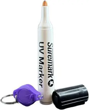 SureMark UV Security Marker Fine Tip with Keyring UV Light SureMark UV Security Marker Fine Tip with Keyring UV Light
