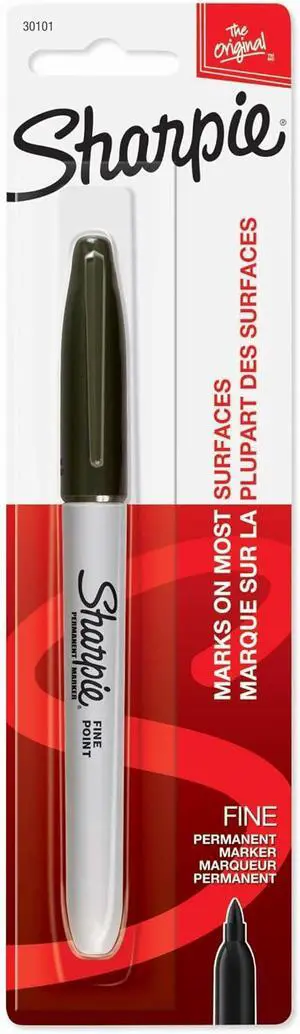 Sharpie Permanent Marker, Fine Point, Black, 1 Count Sharpie Permanent Marker, Fine Point, Black, 1 Count
