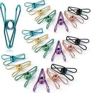 18 Pcs Metal Chip Clips, 2.8 Inch Large Bag Clips 18 Pcs Metal Chip Clips, 2.8 Inch Large Bag Clips