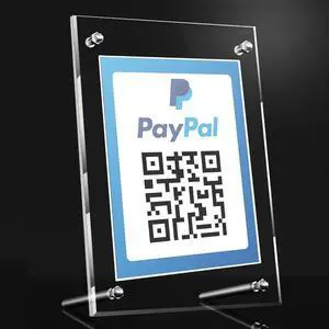 QR Code Signs,5 x 7 Inch Acrylic Mini Sign Holder Clear QR Code Menu Holders with Metal Stand Office Table Display Sign Stand Ad Photo Frame Holder for Restaurant,Office,School,Store,Home Use QR Code Signs,5 x 7 Inch Acrylic Mini Sign Holder Clear QR Code Menu Holders with Metal Stand Office Table Display Sign Stand Ad Photo Frame Holder for Restaurant,Office,School,Store,Home Use