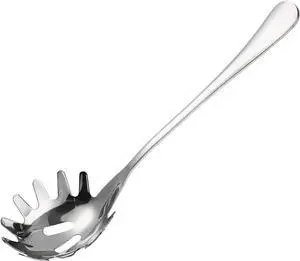 UPKOCH Stainless Steel Pasta Server Noodle Spoon Spaghetti Spoon Server 9.44 in Pasta Serving with Comfortable Handle for Scooping Noodles Dumplings Eggs Home and Restaurant Use UPKOCH Stainless Steel Pasta Server Noodle Spoon Spaghetti Spoon Server 9.44 in Pasta Serving with Comfortable Handle for Scooping Noodles Dumplings Eggs Home and Restaurant Use