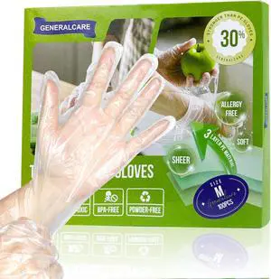 TPE Gloves, Disposable Elastic Gloves for Food Handling, Cleaning, Beauty Care, Latex-Free TPE Gloves, Disposable Elastic Gloves for Food Handling, Cleaning, Beauty Care, Latex-Free