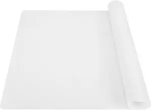 Thick Silicone Counter Mat Large 23.4"by15.6", Heat Resistant Mat for Kitchen Table/Countertop Protector/Non Stick Pastry Baking Placemats, Silicone Pad for Crafts Kids Super Kitchen White Translucent Thick Silicone Counter Mat Large 23.4"by15.6", Heat Resistant Mat for Kitchen Table/Countertop Protector/Non Stick Pastry Baking Placemats, Silicone Pad for Crafts Kids Super Kitchen White Translucent