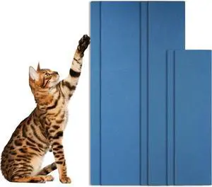6pcs Cat Nail File Scratching Strips, 3 Sizes Blue 120 Grit Claw Sandpaper Nail File for Cats Scratch Pad Reliable Rounded Corners Cat Scratcher for Furniture Flat Surface Cat 6pcs Cat Nail File Scratching Strips, 3 Sizes Blue 120 Grit Claw Sandpaper Nail File for Cats Scratch Pad Reliable Rounded Corners Cat Scratcher for Furniture Flat Surface Cat