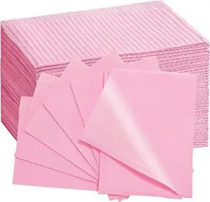 50 PCS Pink Dental Bibs Disposable Nail Art Table Mats Foldable Nail Paper Towels, 3 Ply Disposable Dentist Napkins Patient Bibs Tattoo Bibs Sheets for Salon Manicure Tattoo Dental Clinic 50 PCS Pink Dental Bibs Disposable Nail Art Table Mats Foldable Nail Paper Towels, 3 Ply Disposable Dentist Napkins Patient Bibs Tattoo Bibs Sheets for Salon Manicure Tattoo Dental Clinic