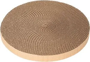 Round cat Scratcher Refill, 10 inch Diameter, 7/8 inch Thickness Scratcher Replacement Pads, Scratching Board Circle, Scratch pad, scratchers for Indoor Cats (1pcs) Round cat Scratcher Refill, 10 inch Diameter, 7/8 inch Thickness Scratcher Replacement Pads, Scratching Board Circle, Scratch pad, scratchers for Indoor Cats (1pcs)