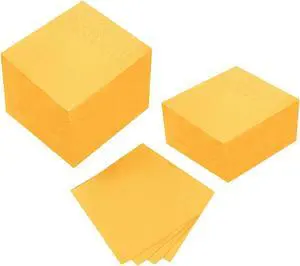 100 Pack Cocktail Napkin 2-Ply Disposable Napkins 5 x 5IN Yellow | Dessert Napkins for Dinner Wedding Birthday Party Bridal Anniversary Reception Event 100 Pack Cocktail Napkin 2-Ply Disposable Napkins 5 x 5IN Yellow | Dessert Napkins for Dinner Wedding Birthday Party Bridal Anniversary Reception Event