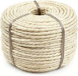 164Ft Sisal Rope for Cat Tree & Scratching Post Replacement, Scratcher Rope to Refresh Cat Furniture, Durable Cat Scratching Rope 164Ft Sisal Rope for Cat Tree & Scratching Post Replacement, Scratcher Rope to Refresh Cat Furniture, Durable Cat Scratching Rope